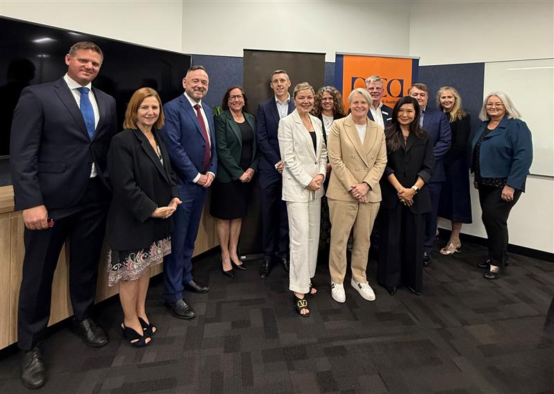 DCA CEO round table in Canberra. A group of 12 senior executives  and DCA staff members