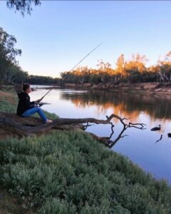 Indigital's Community Success Lead - Cassandra enjoying time on Country during Indigital Leave